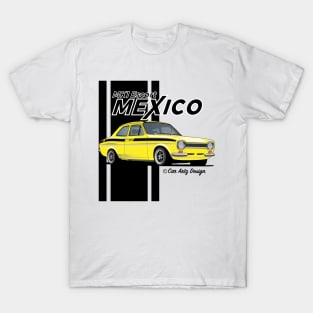 Mk1 Escort Mexico (Yellow + Black) T-Shirt